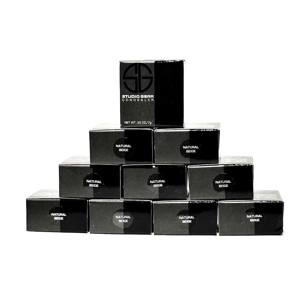 10 Pack Studio Gear Concealer Natural Beige 0.25 oz